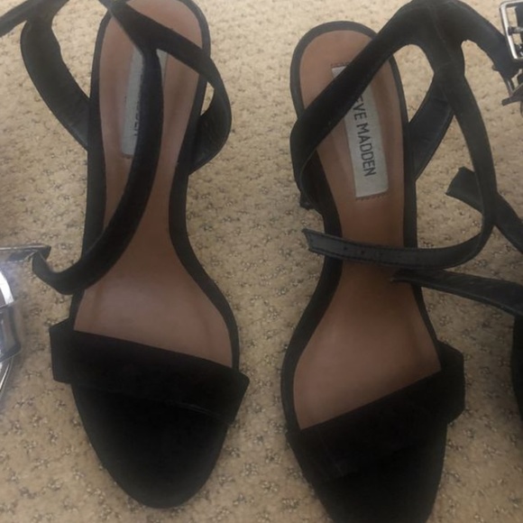 Steve Madden Black Heels - Picture 1 of 1